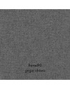 Divano angolare destro Julie Barrel90 con letto estraibile grigio chiaro 297x206x79