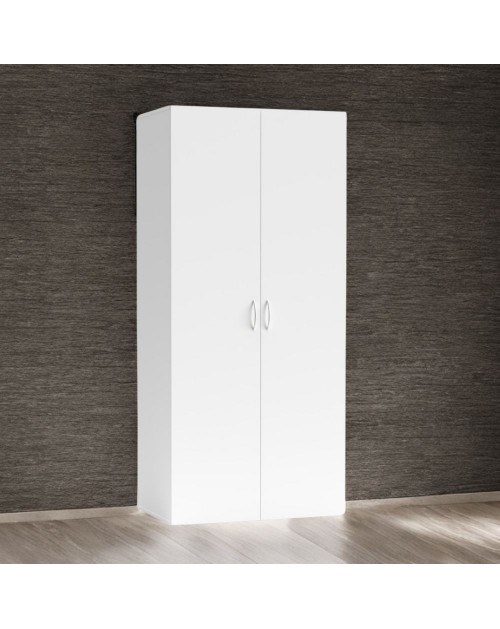 Armadio 2 ante Seba2 80x51,6x177h colore bianco
