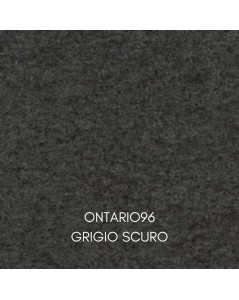 Divano con funzione letto e penisola contenitore destra Denver grigio scuro tessuto Ontario96