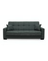 Divano 3 posti funzione letto contenitore NewMalpensa in tessuto verde oliva 225x88x94h