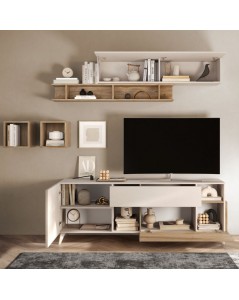 Mobile Porta Tv Marion 180x42x67h colore cashmere e cadiz prezzo