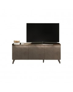 Mobile porta Tv 3 ante Polan 181x42x72h colore bronzo e mercure