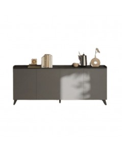Madia 4 Ante Polan 241x42x99h Colore Ardesia Piombo Prezzo