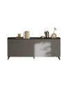 Madia 4 ante Polan 241x42x99h colore ardesia piombo