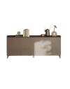 Madia 4 ante Polan 241x42x99h colore bronzo mercure