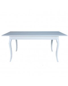 Tavolo Rettangolare Allungabile Liberty 140x85x76h Bianco Frassinato