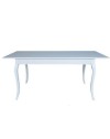 Tavolo rettangolare allungabile Liberty 140x85x76h colore bianco frassinato