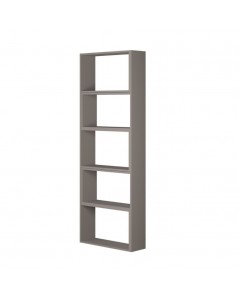 Libreria Estensibile Angolare Wish 72x22x200h Colore Tortora