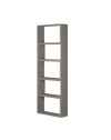 Libreria estensibile angolare Wish 72x22x200h colore tortora