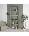 Libreria estensibile angolare Wish 72x22x200h colore tortora