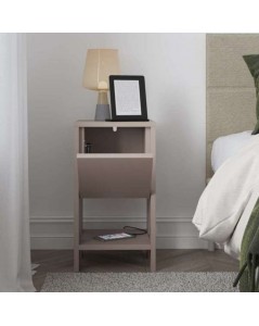 Comodino Ema Anta Ribalta 30x30x55h Colore Tortora Prezzo