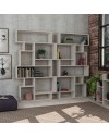 Libreria orizzontale bifacciale Karmato 96x168,5 colore bianco