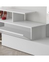 Mobile ingresso con specchio Ramda colore tortora dark coffee