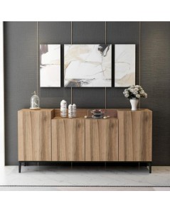 Madia 4 Ante Ellaria 160x42x75h Colore Noce Prezzo