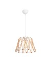 Lampada a sospensione metallo e corda Evren ASZ1029 colore bianco