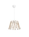 Lampada a sospensione metallo e corda Evren ASZ1029 colore bianco