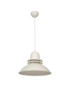 Lampada a sospensione stile industriale Tibet ASZ0870 colore crema