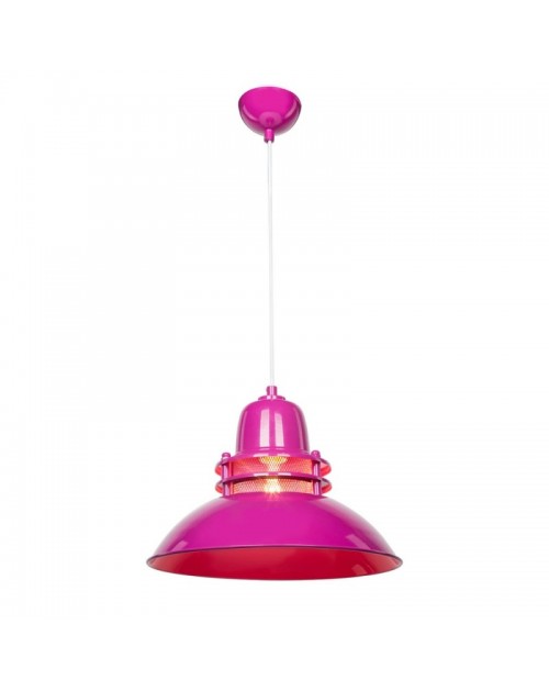 Lampada a sospensione stile industriale Tibet ASZ0872 colore fucsia