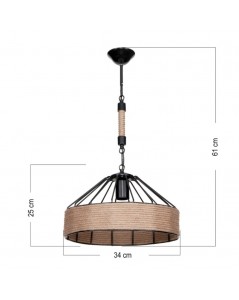 Lampada a Sospensione stile rustico Malina prezzo