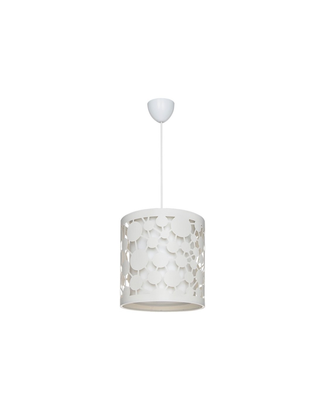 Lampada da soffitto paralume bianco con intagli Summer ASZ1178