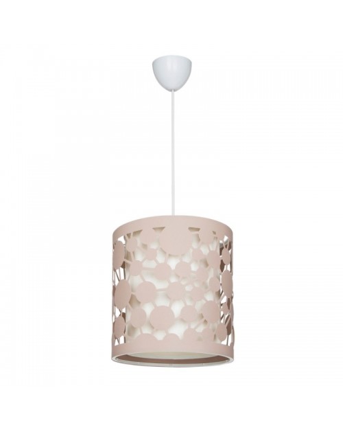 Lampada da soffitto paralume beige con intagli Summer ASZ1179