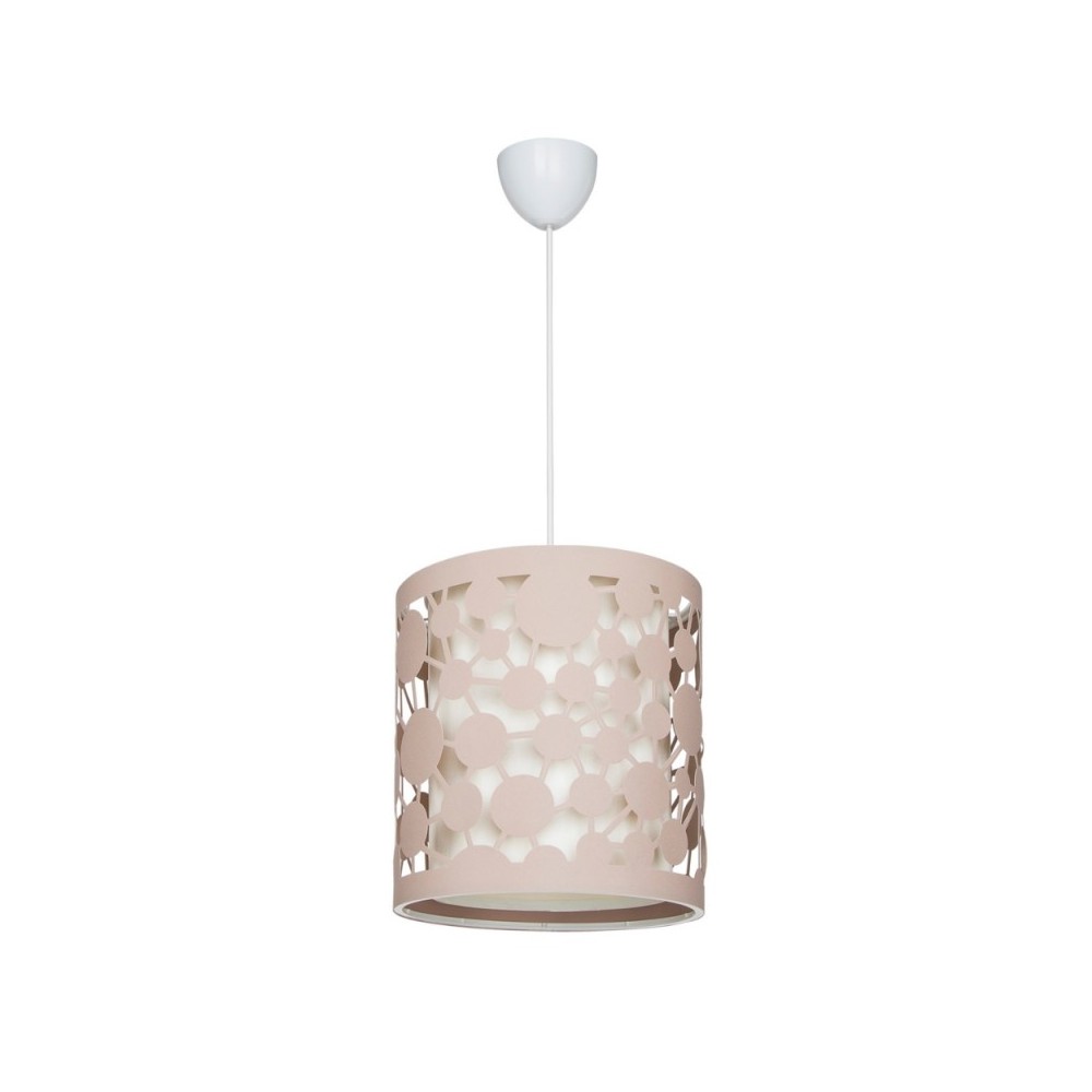 Lampada da soffitto paralume beige con intagli Summer ASZ1179