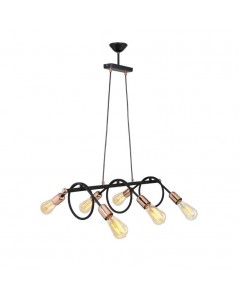 Lampada a Sospensione stile contemporaneo con 6 punti luce Derbent