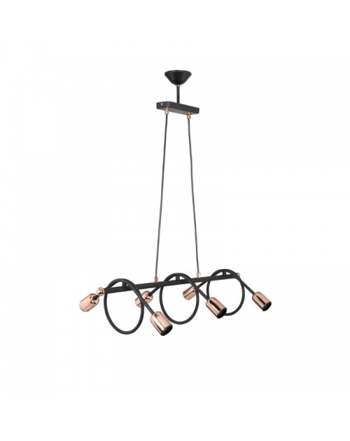 Lampada a sospensione stile contemporaneo con 6 punti luce Derbent MDL3938