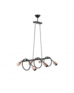 Lampada a sospensione stile contemporaneo con 6 punti luce Derbent MDL3938
