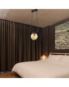 Lampada a sospensione stile minimal Terena ASZ1422 colore nero