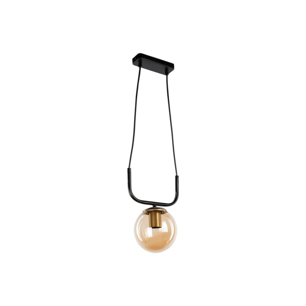 Lampada da soffitto stile minimal Terena ASZ1422 nera