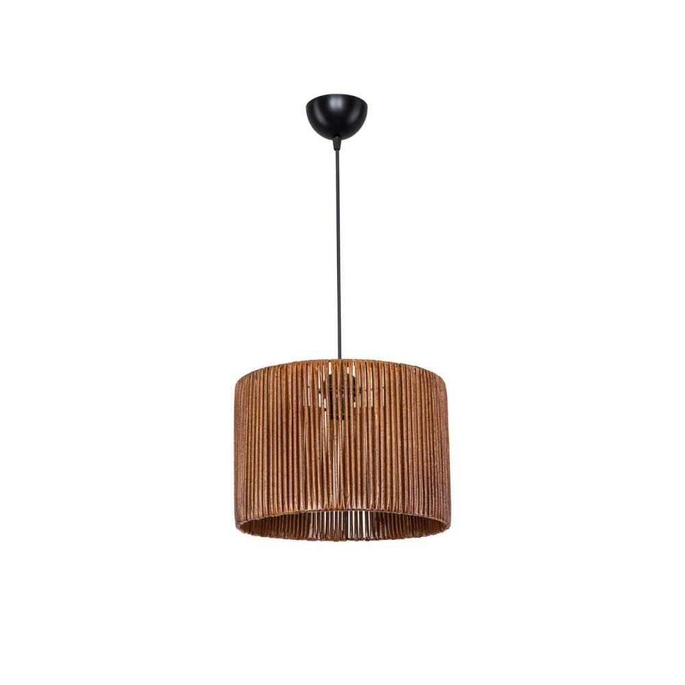 Lampada da soffitto in carta marrone stile rustico Roya ASZ1700