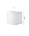 Paralume tessuto rosso Deco MDL3011