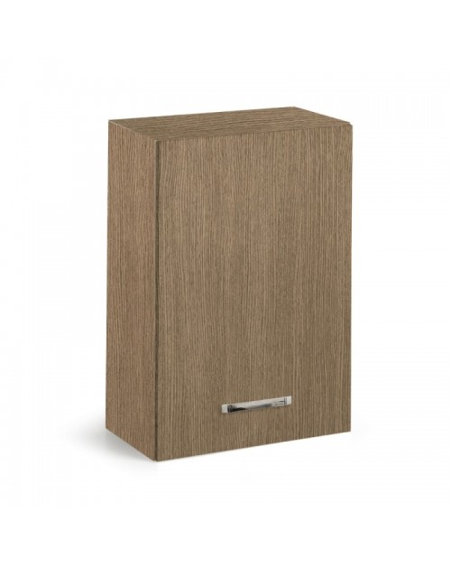 Pensile scolapiatti con anta 60x33x96H colore rovere promenade