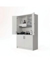 Cucina a scomparsa completa di elettrodomestici Fold bianco 125