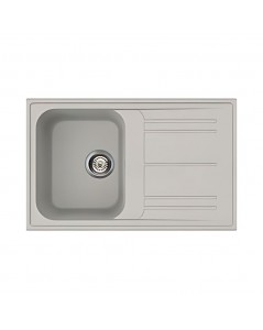 Lavello Incasso 1 Vasca e Gocciolatoio Reversibile 79x50 Smeg
