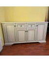 Madia 4 ante e 2 cassetti 178.5x45x93.5h White colore bianco vintage