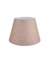 Lampada da tavolo base bianca e paralume colore beige LAGUNAH372634