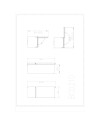 Frigorifero libera installazione doppia porta 204 litri Master Kitchen MKRF241D55ESWH bianco classe E