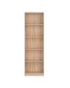 Libreria colore rovere 5 ripiani Nepo 60x34x197H