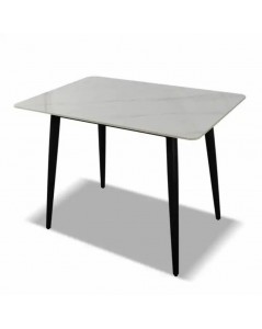 Tavolo Rettangolare Effetto Marmo Bianco Brot 120x70x75H Prezzo