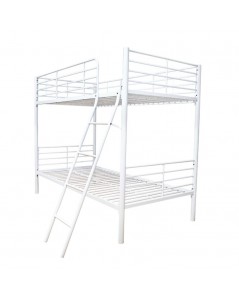 Letto a Castello in Metallo Monza Colore bianco Prezzo