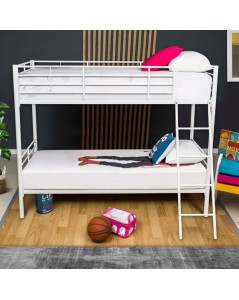 Letto a Castello in Metallo Monza Colore bianco Prezzo