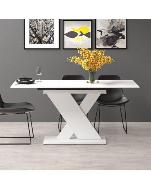 Tavolo allungabile Axi 120x75x76H colore bianco