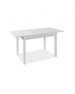Tavolo Allungabile Rettangolare Firenze 120x80 Bianco Frassinato