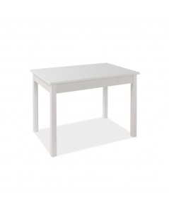 Tavolo Allungabile Rettangolare Firenze 120x80 Bianco Frassinato