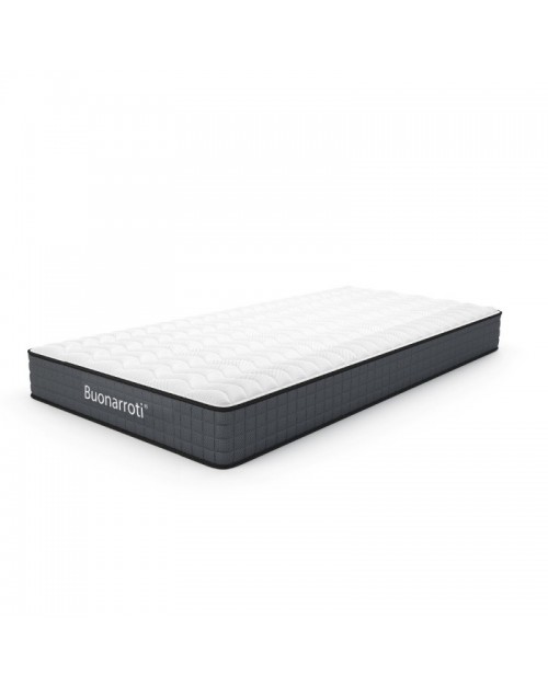 Materasso singolo 80x190x23H Raptor con tessuto trapuntato e molle insacchettate