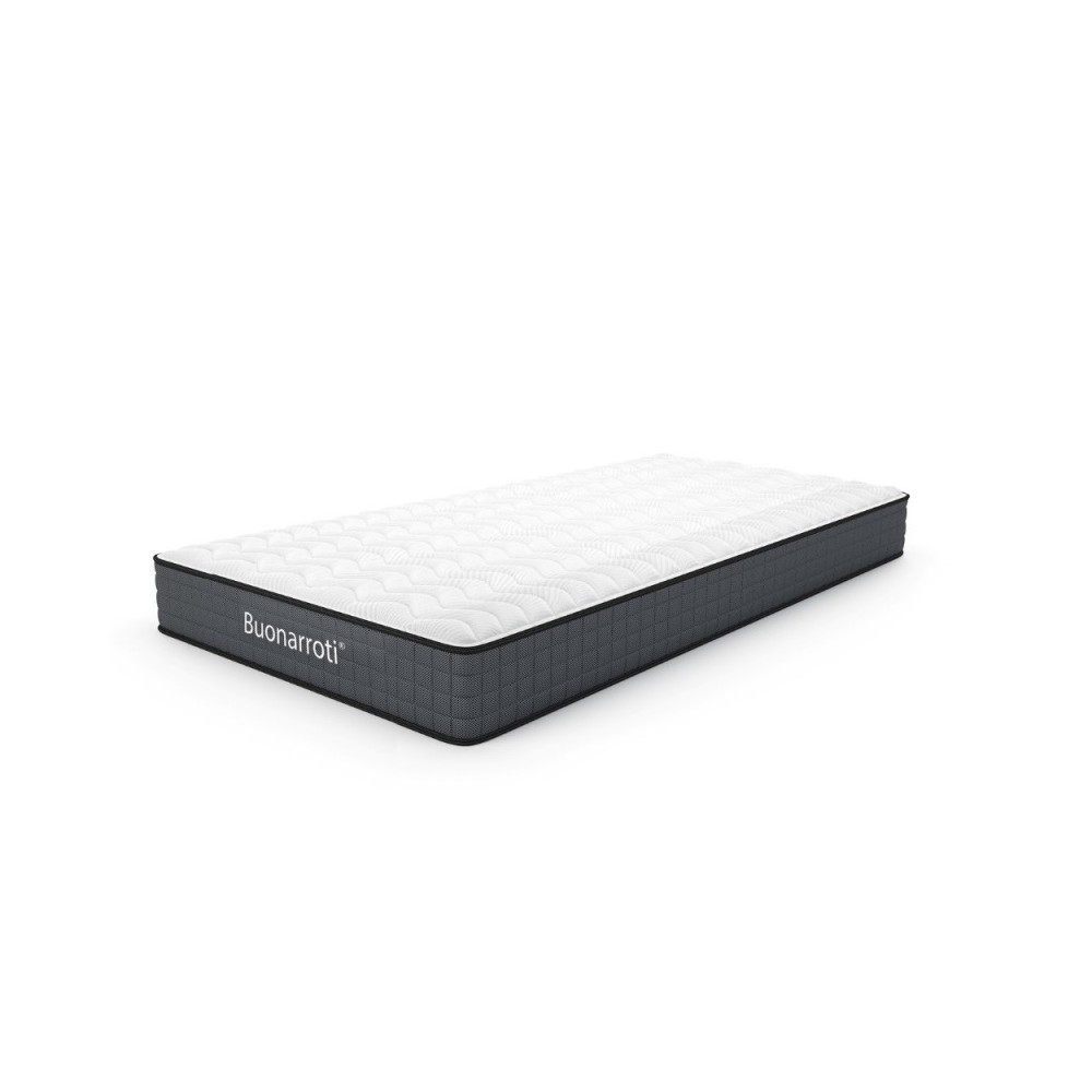 Materasso singolo 80x190x23H Raptor con tessuto trapuntato e molle insacchettate