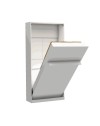 Letto singolo a scomparsa Happy bianco 104x38x221H