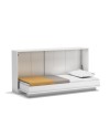 Letto singolo a scomparsa Life bianco 215x38x108H